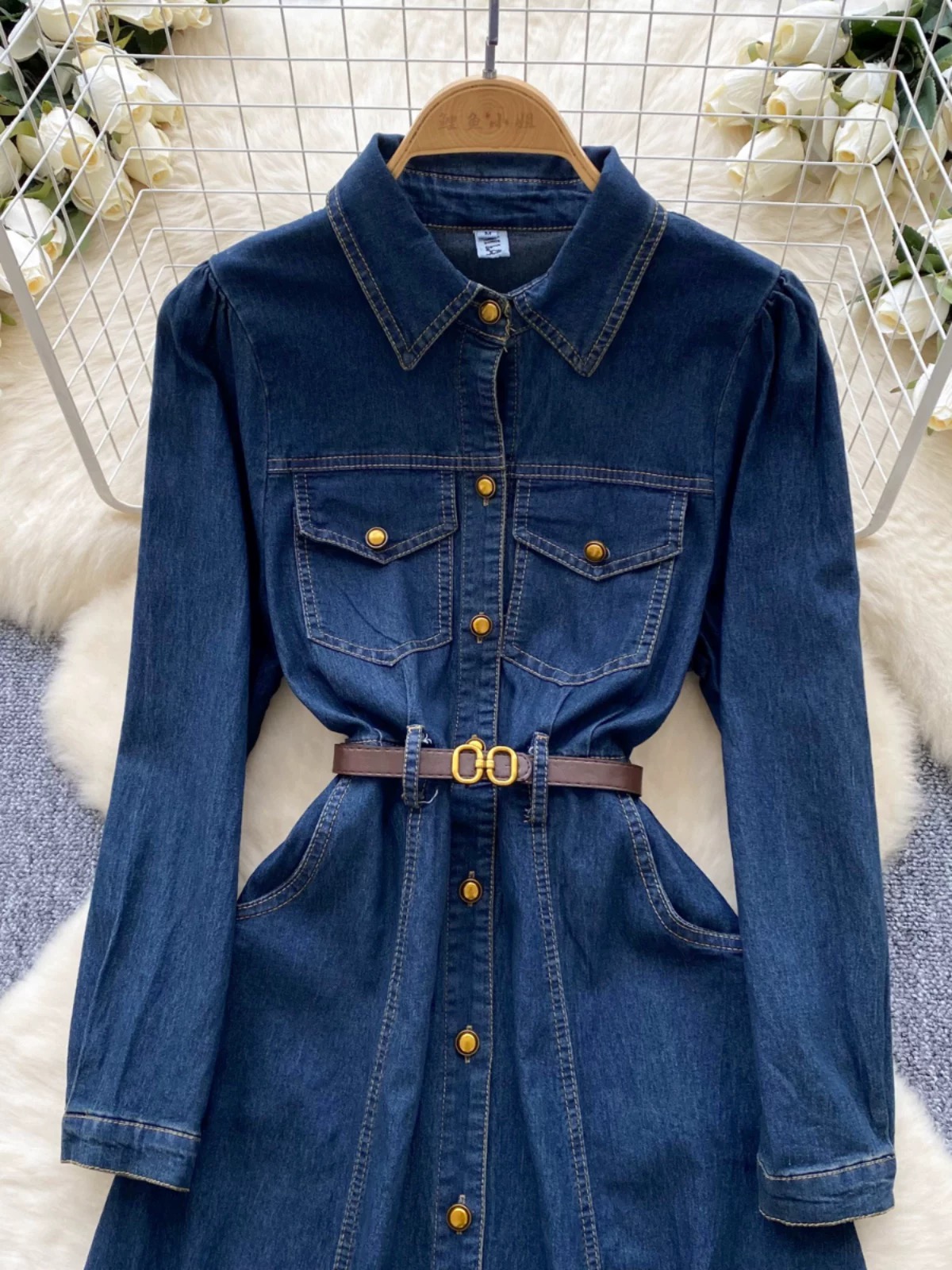 In my auntie era dress & belt DD120 images